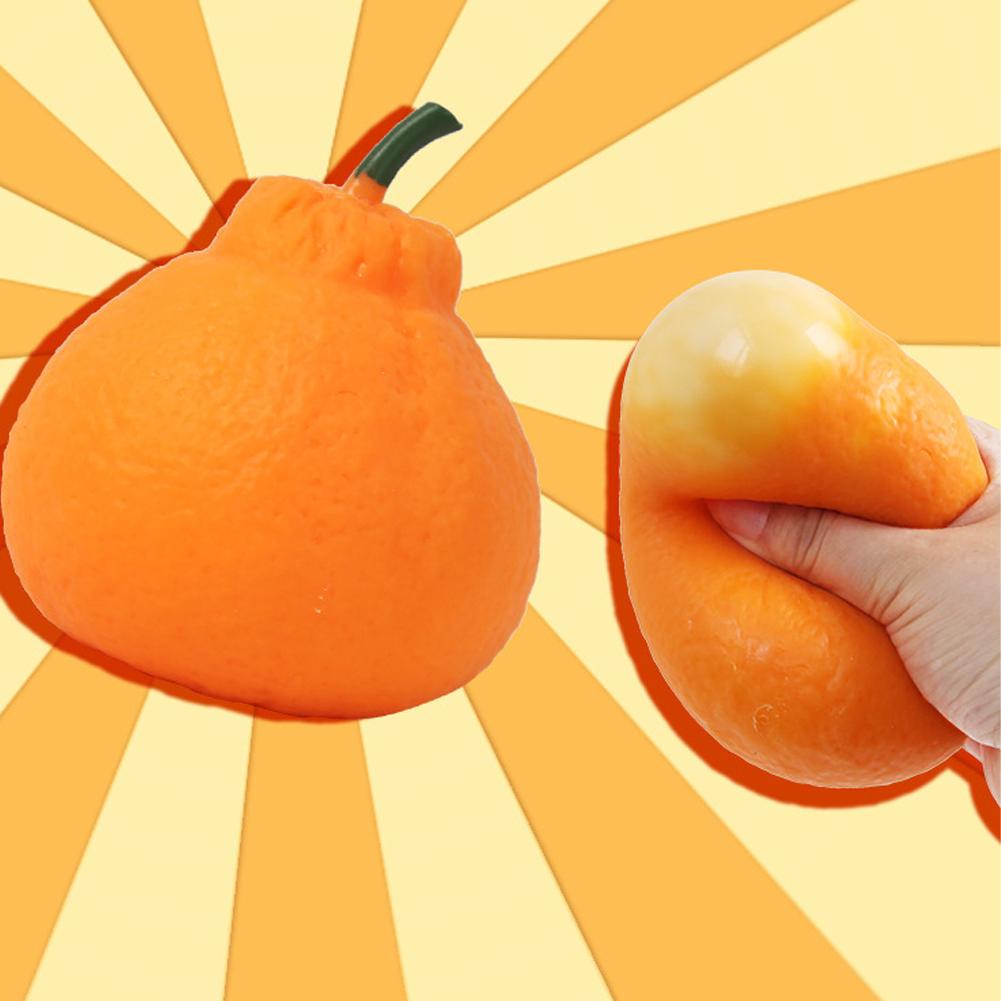Party Games Adults Funny - Realistic Orange Squeeze Toy, Creative Simulation