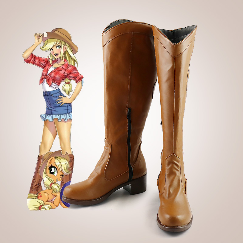 Party Games Jack - Applejack Little Anime Pony Cosplay Shoes