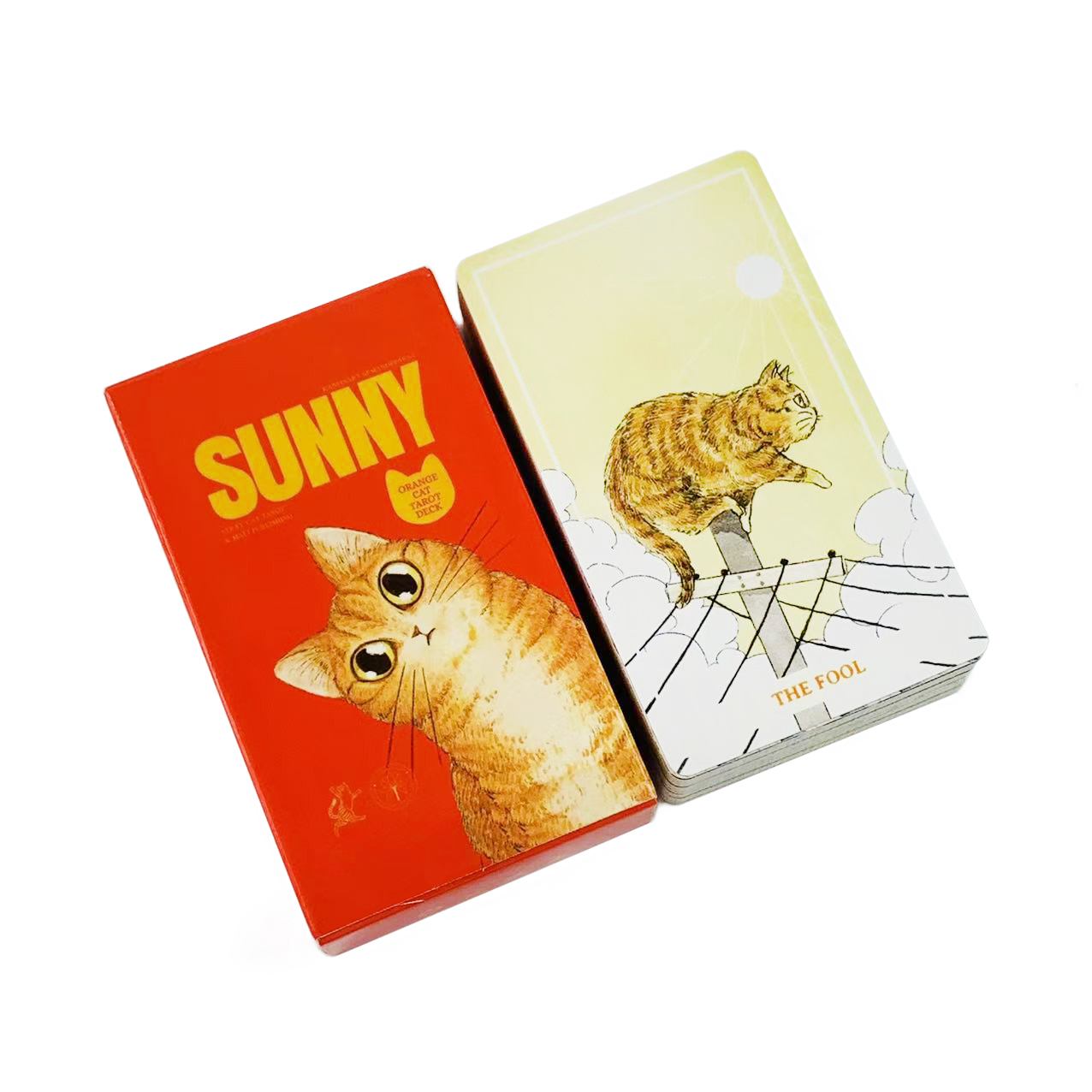 Sunny Orange Cat Tarot Deck A  - Party Games Sunny review and price