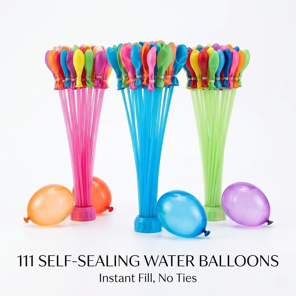111Pcs Quick Fill Water Balloo - Quick Games Party review and price