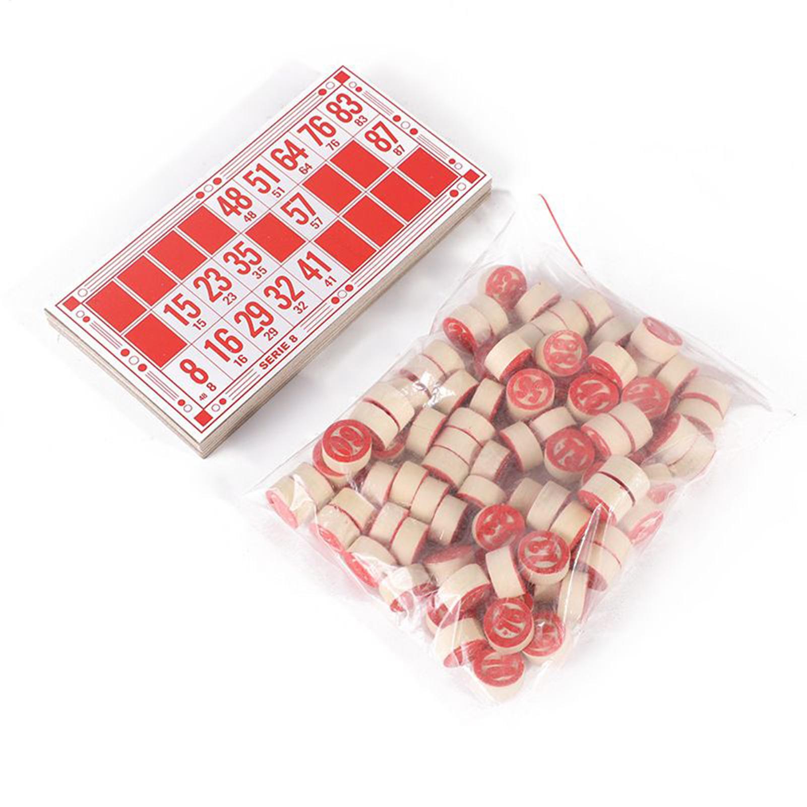 Bingo Set Funny Vintage Wooden - Party Games For Large Groups review and price