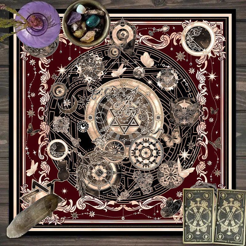 Zodiac Pattern Tarot Cloth - S - Zodiac Party Games review and price