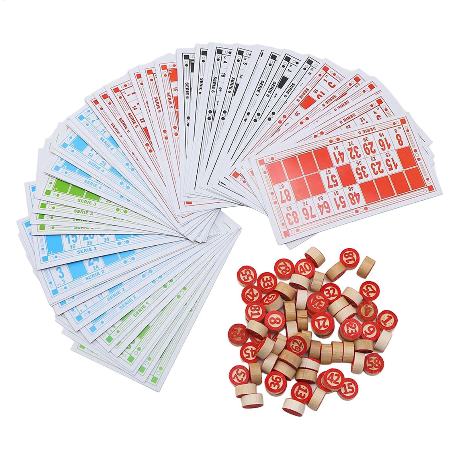 Vintage Wooden Bingo Game Set  - Party Games For Large Groups review and price