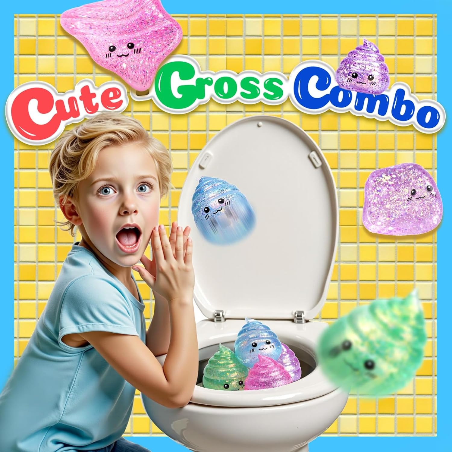 Prank Gift Glitter Funny Stres - Party Games Adults Funny review and price