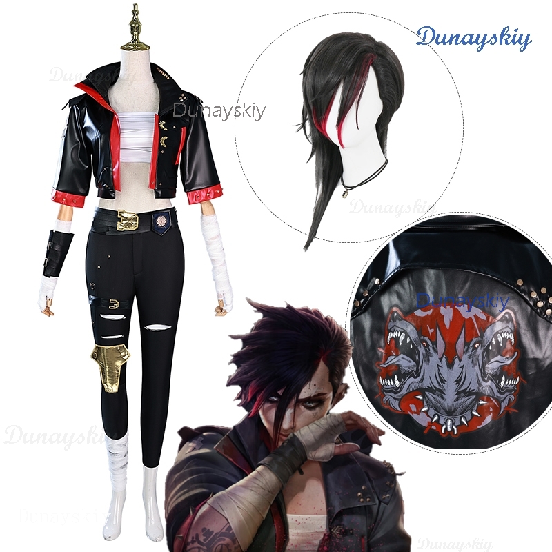 Vi Violet Anime Cosplay Arcane - Party Games Jack review and price