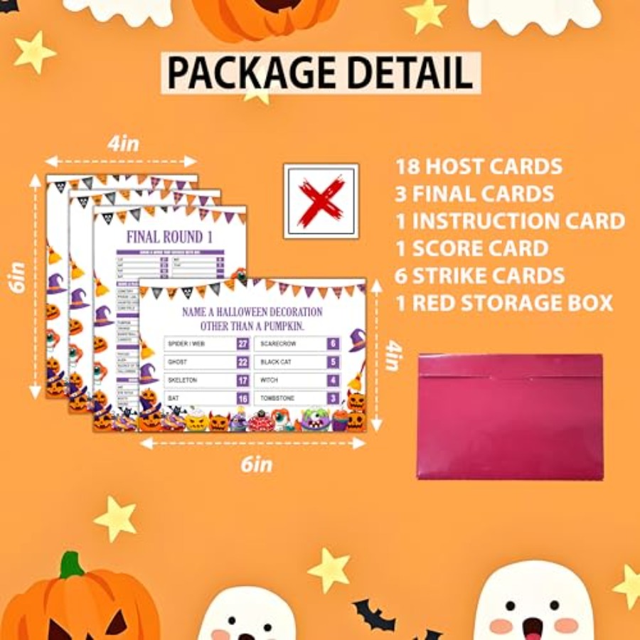 Halloween Friendly Feud Game,  - Party Games For Large Groups review and price