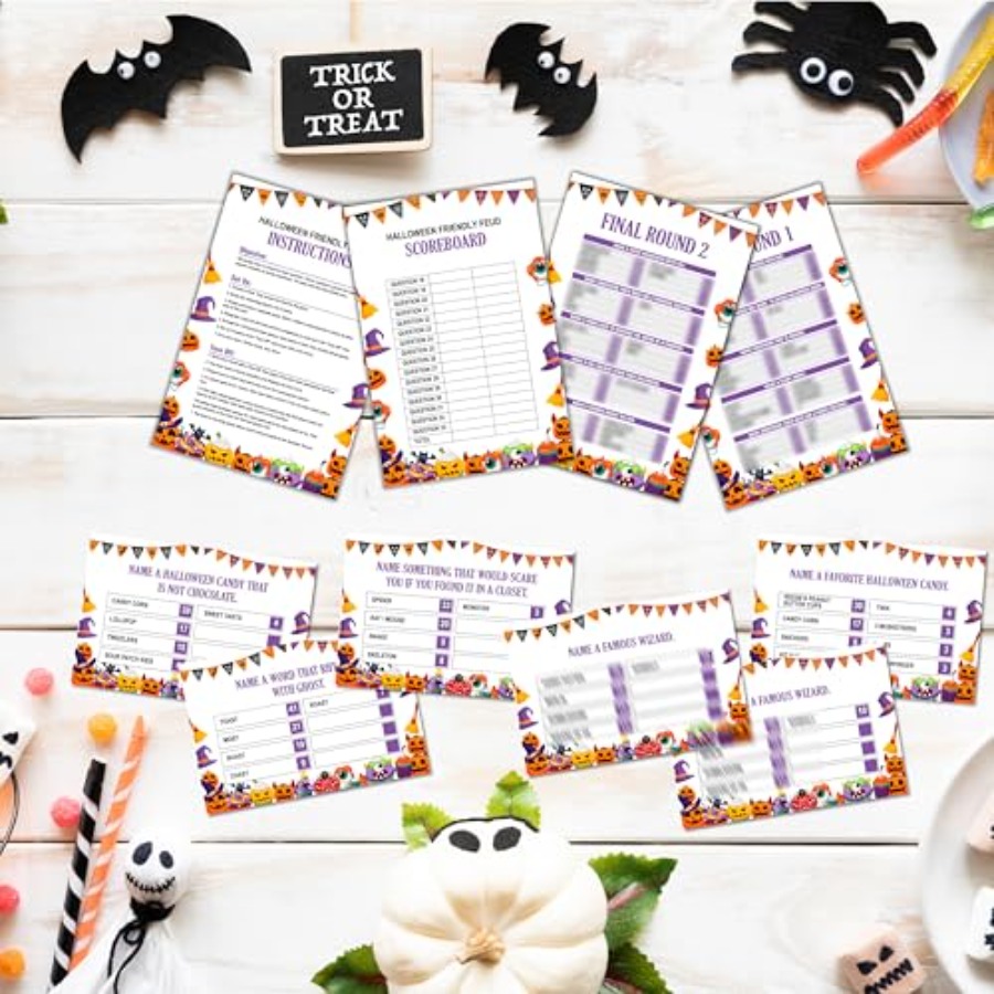 Halloween Friendly Feud Game,  - Party Games For Large Groups review and price