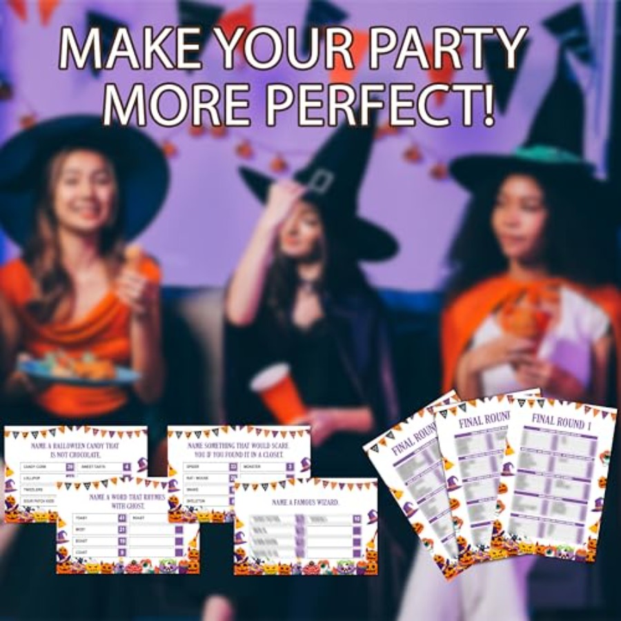 Halloween Friendly Feud Game,  - Party Games For Large Groups review and price