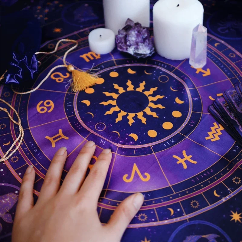 Tarot Cloth Zodiac Wheel Astro - Zodiac Party Games review and price