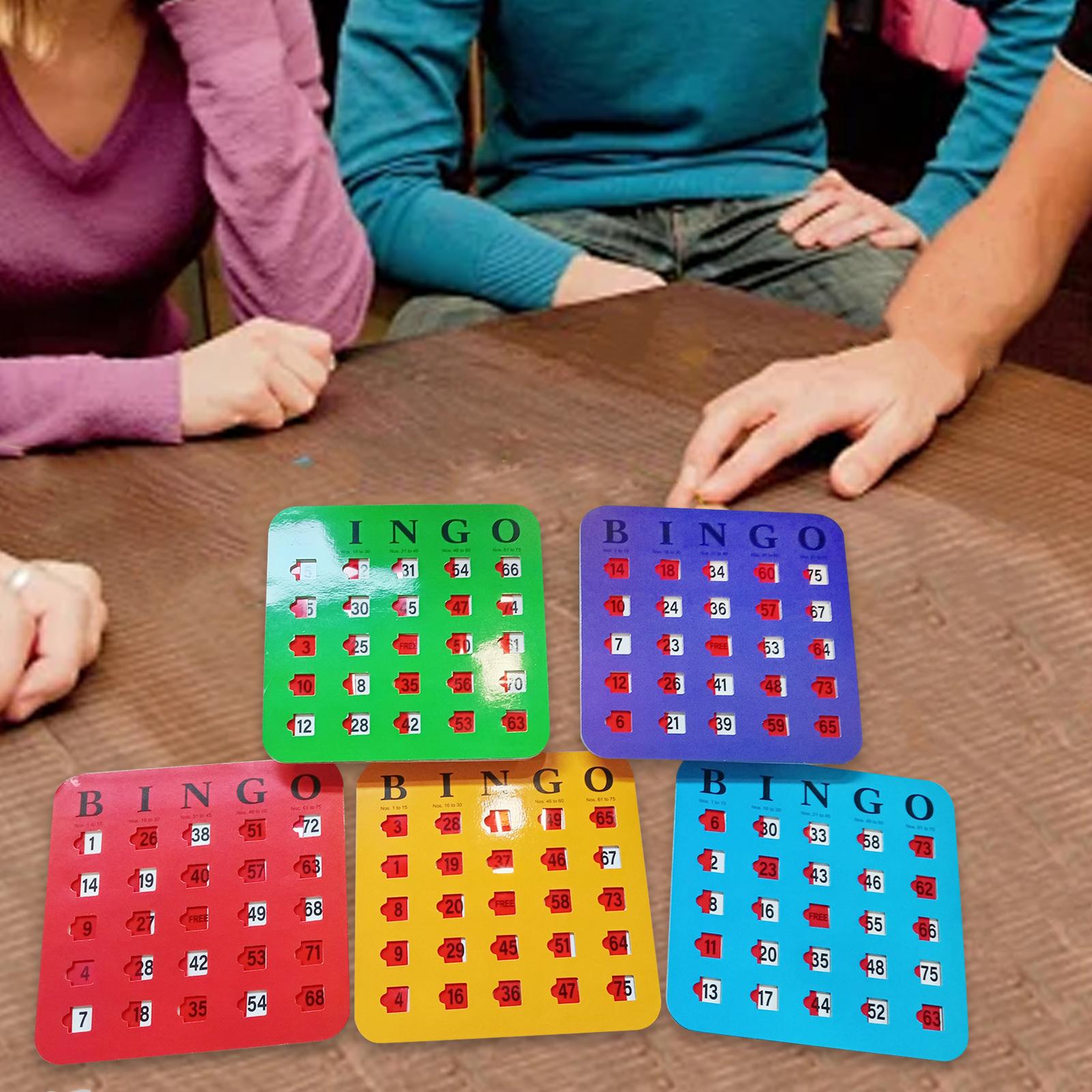 5 Pieces Large Print Bingo Car - Party Games For Large Groups review and price