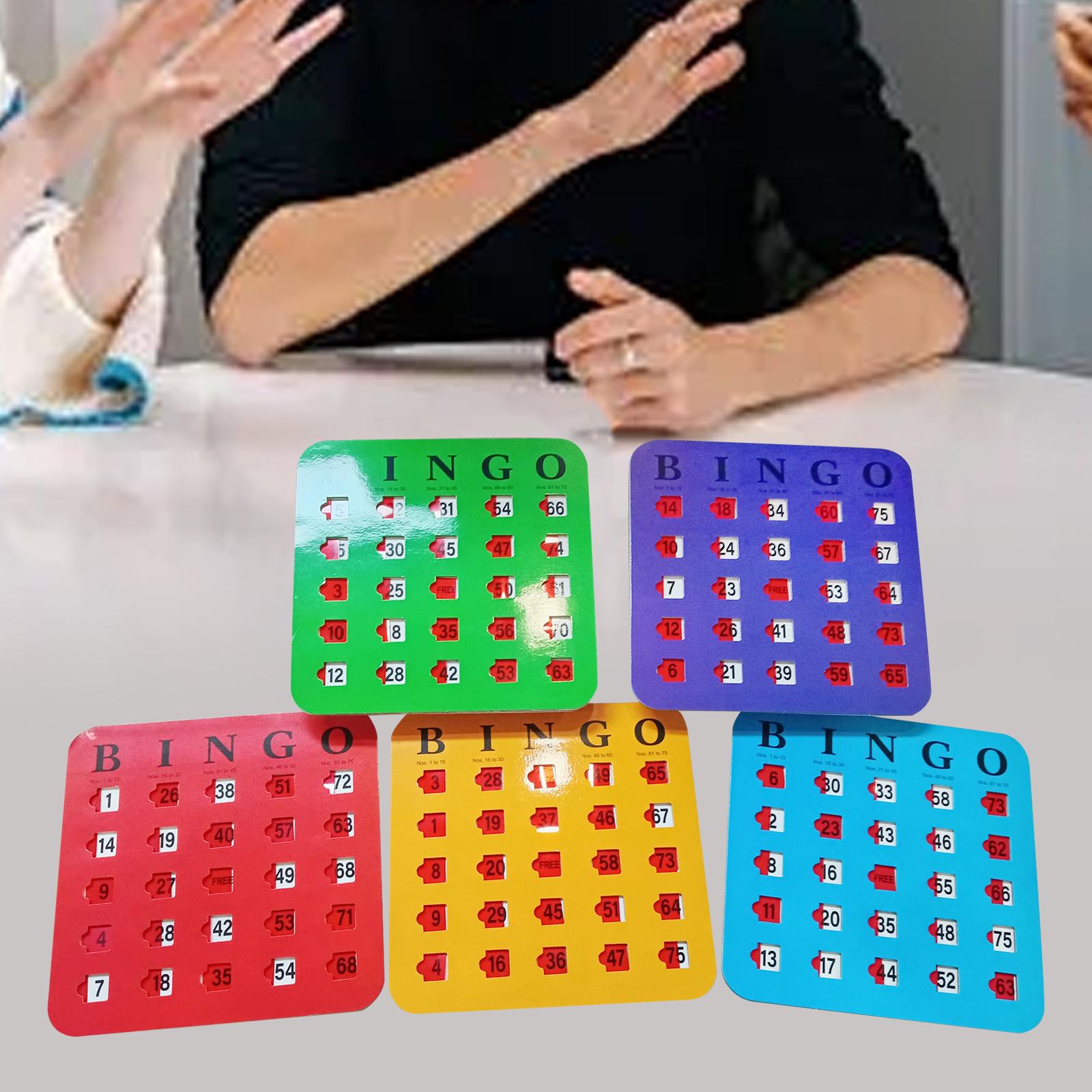 5 Pieces Large Print Bingo Car - Party Games For Large Groups review and price