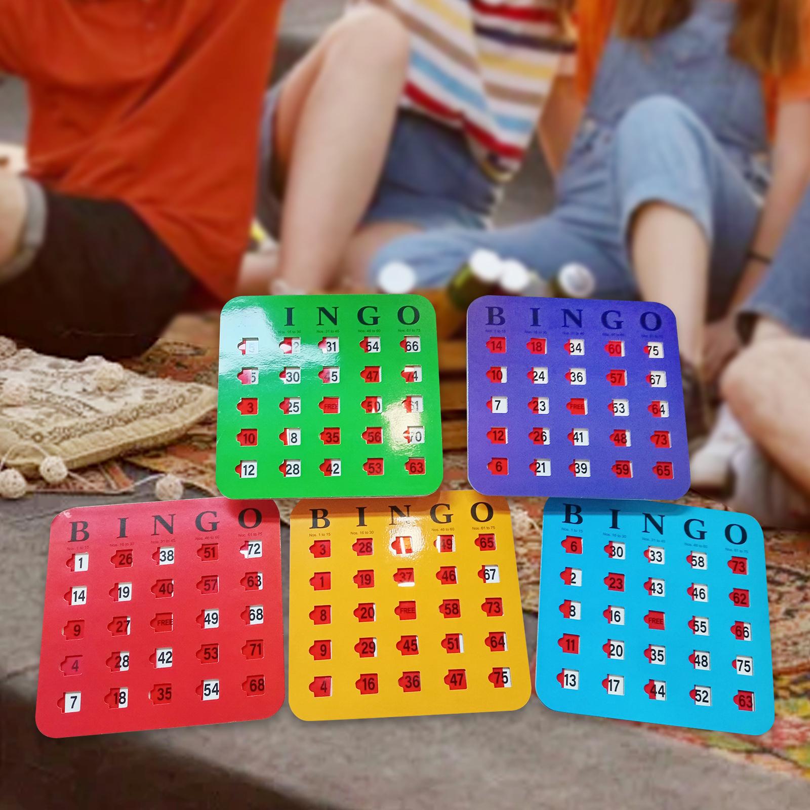 5 Pieces Large Print Bingo Car - Party Games For Large Groups review and price