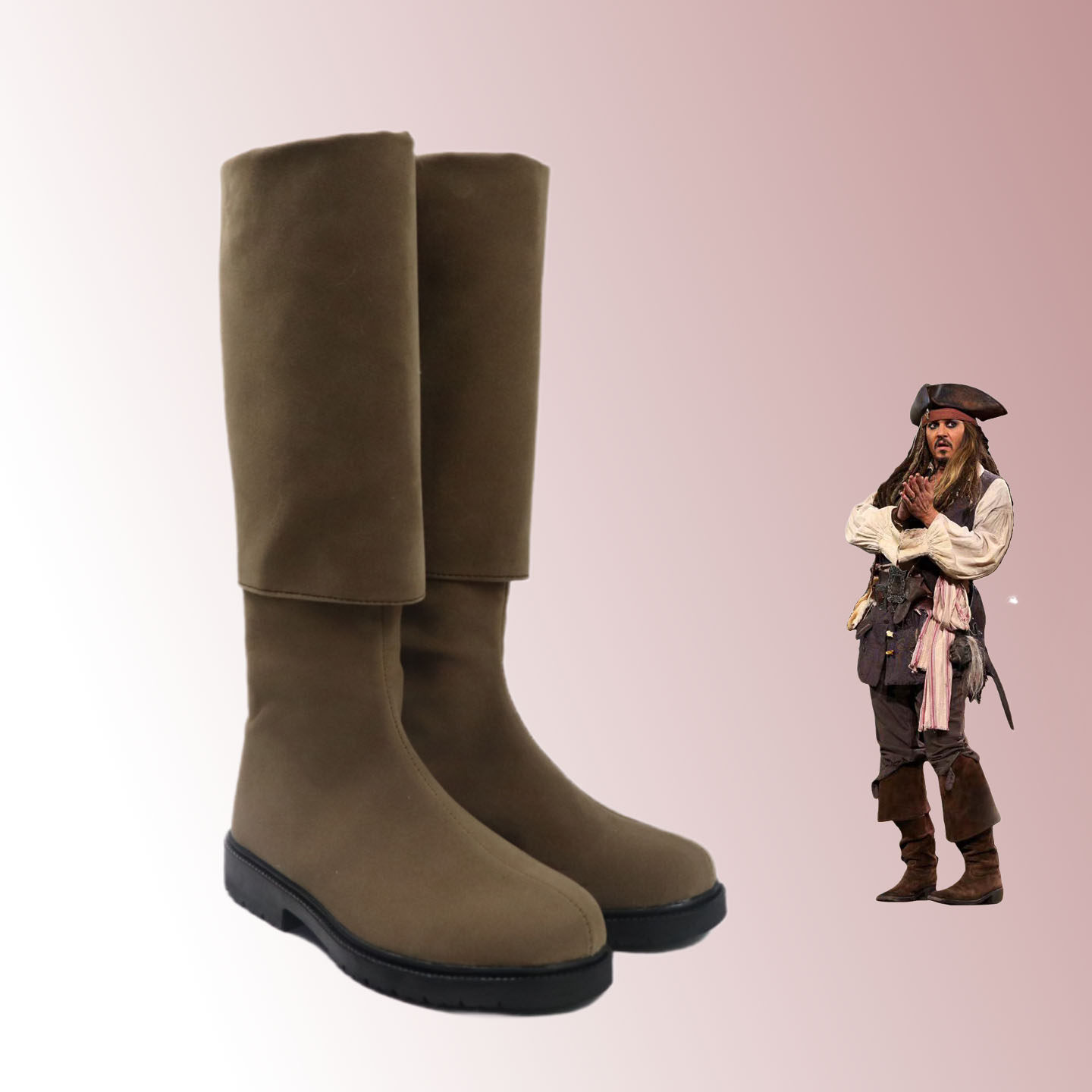 Jack Sparrow Cosplay Shoes Bro - Party Games Jack review and price