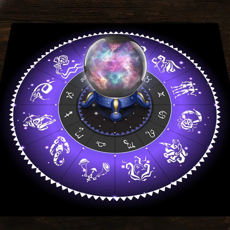 Tarot Cloth Purple Zodiac Whee - Zodiac Party Games review and price