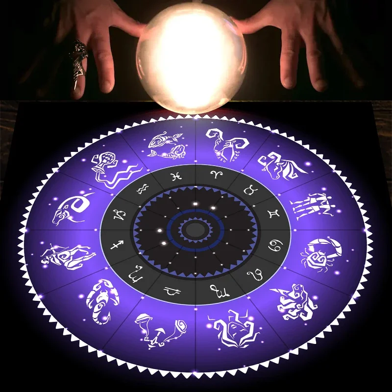 Tarot Cloth Purple Zodiac Whee - Zodiac Party Games review and price