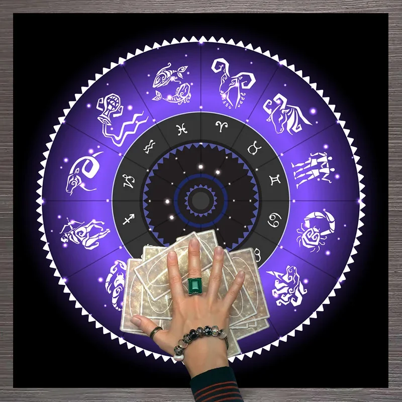 Tarot Cloth Purple Zodiac Whee - Zodiac Party Games review and price