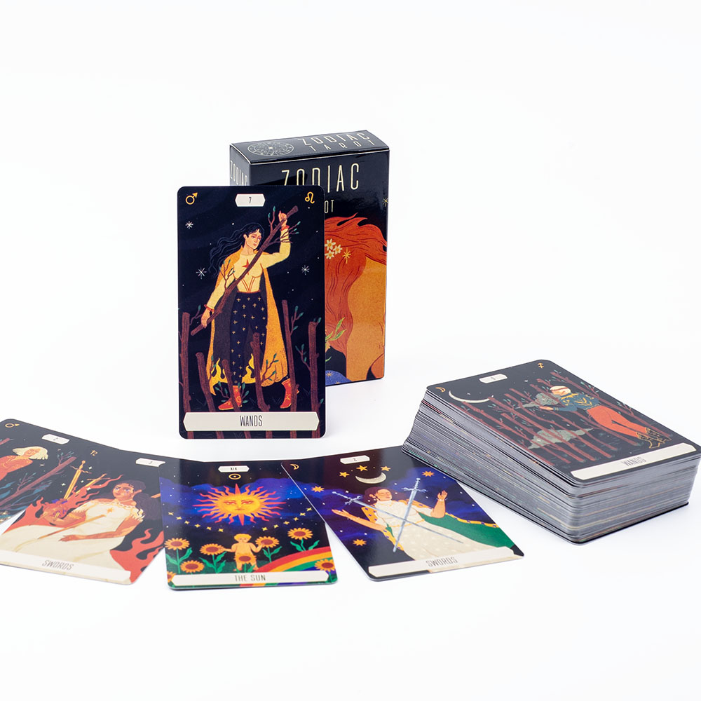 10.3*6cm Zodiac Tarot Cards Fa - Zodiac Party Games review and price