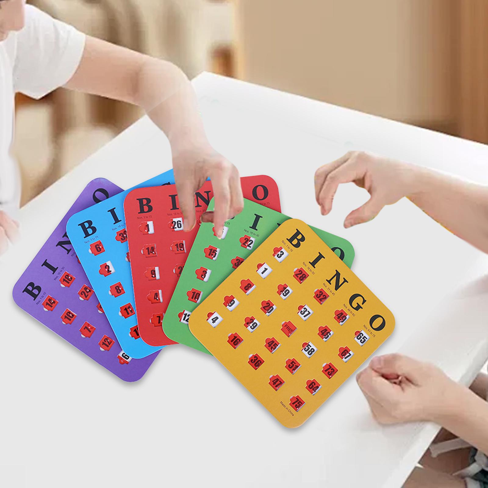 5 Pieces Large Print Bingo Car - Party Games For Large Groups review and price