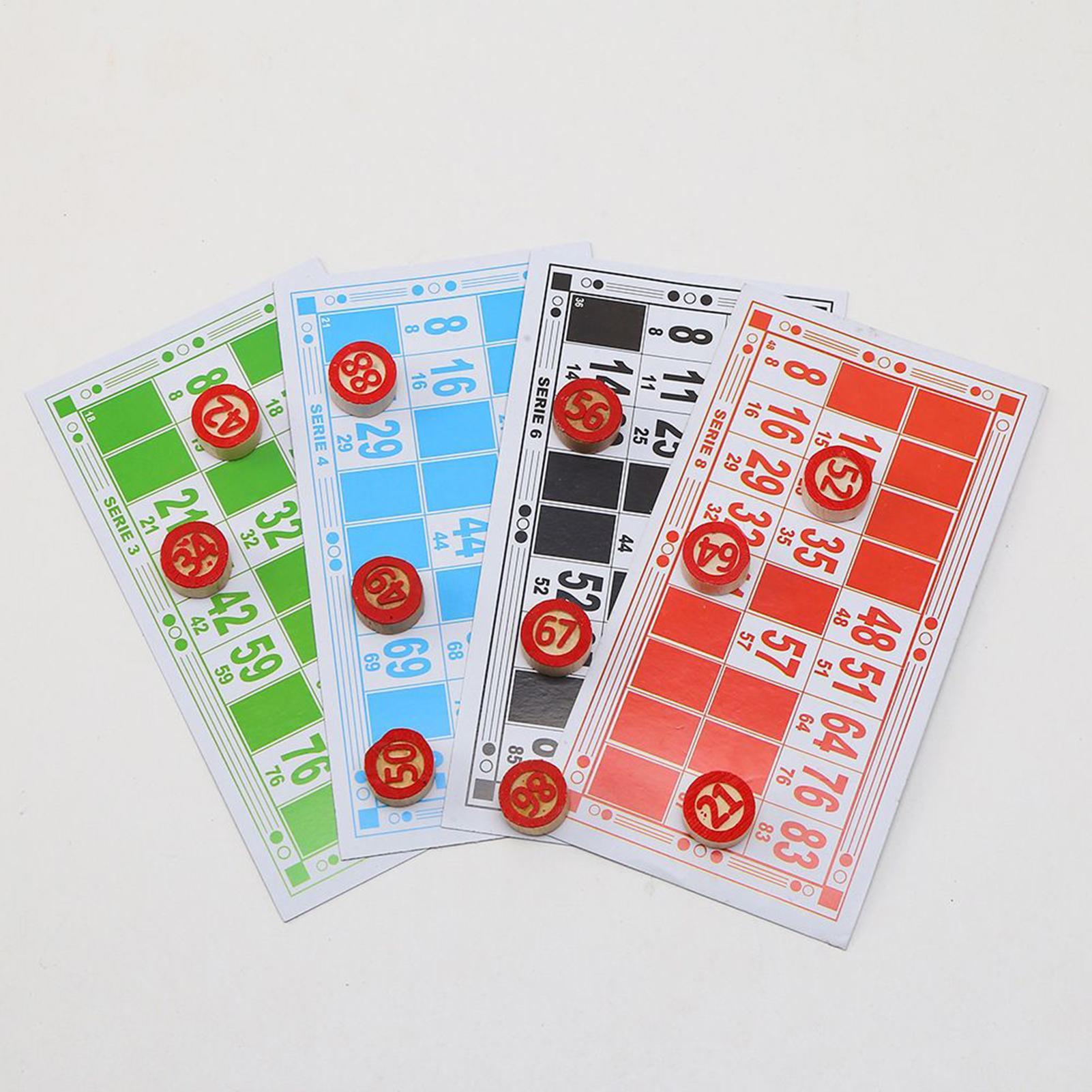 Bingo Card Game Vintage Wooden - Party Games For Large Groups review and price