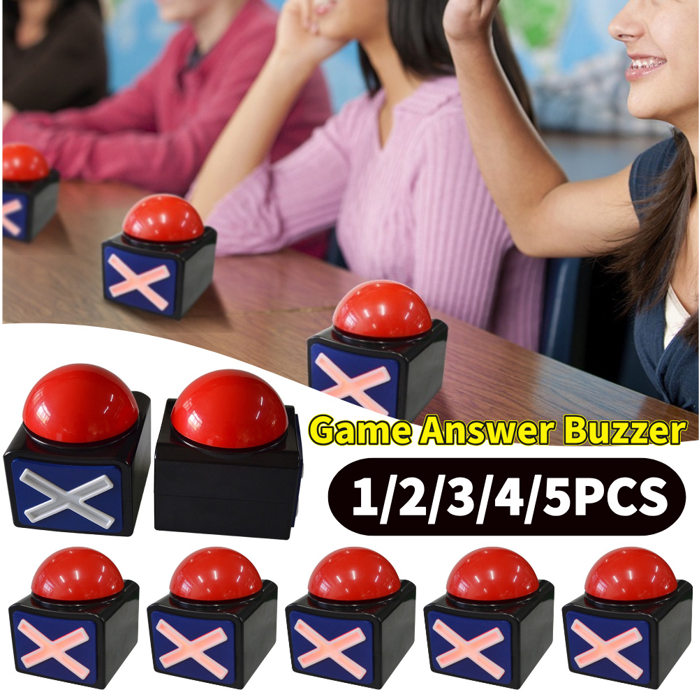 1-5Pcs Game Answer Buzzer Alar - Party Games Quiz For Adults review and price